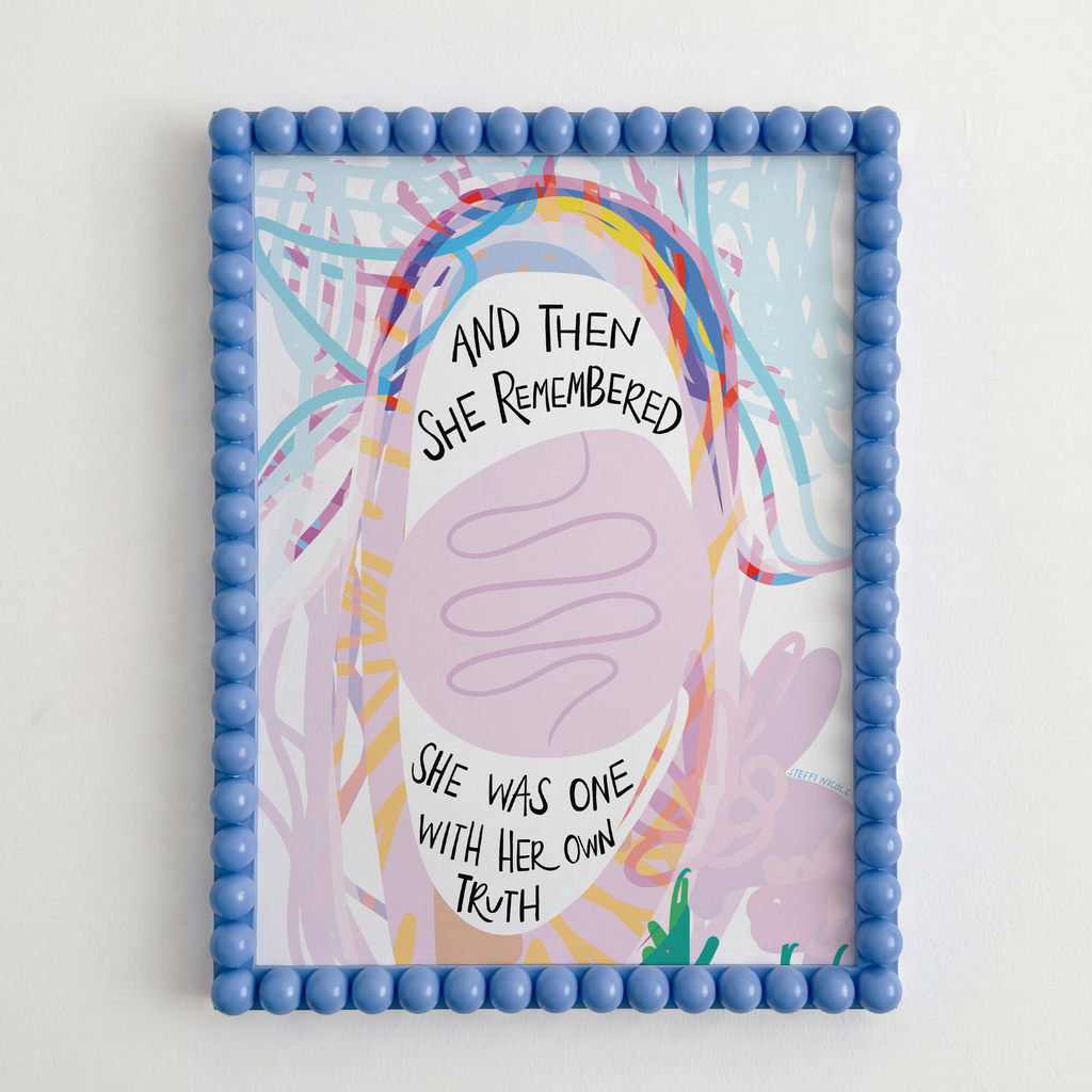 She Was One With Her Own Truth | Art Print
