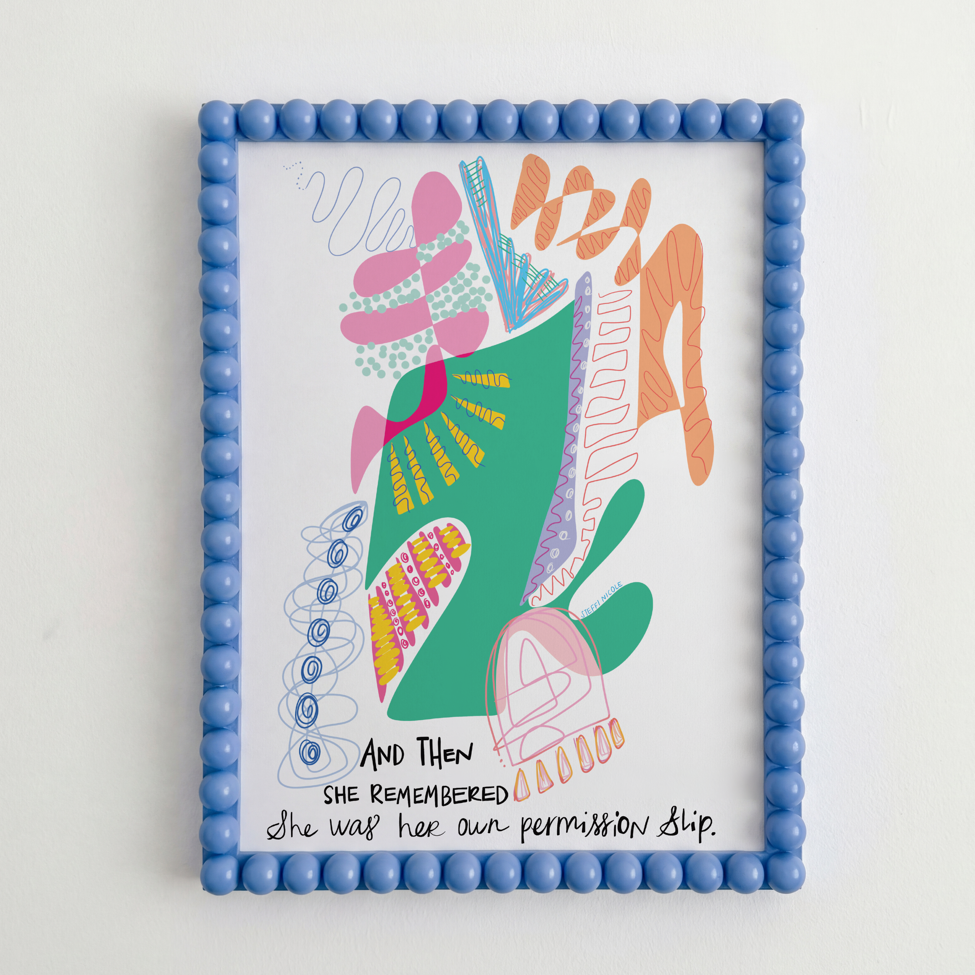 She Was Her Own Permission Slip | Art Print