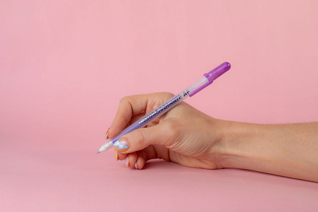Insubordinate AF (purple) | Sakura Gelly Pen