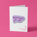 Insubordinate AF | Sticker Greeting Card