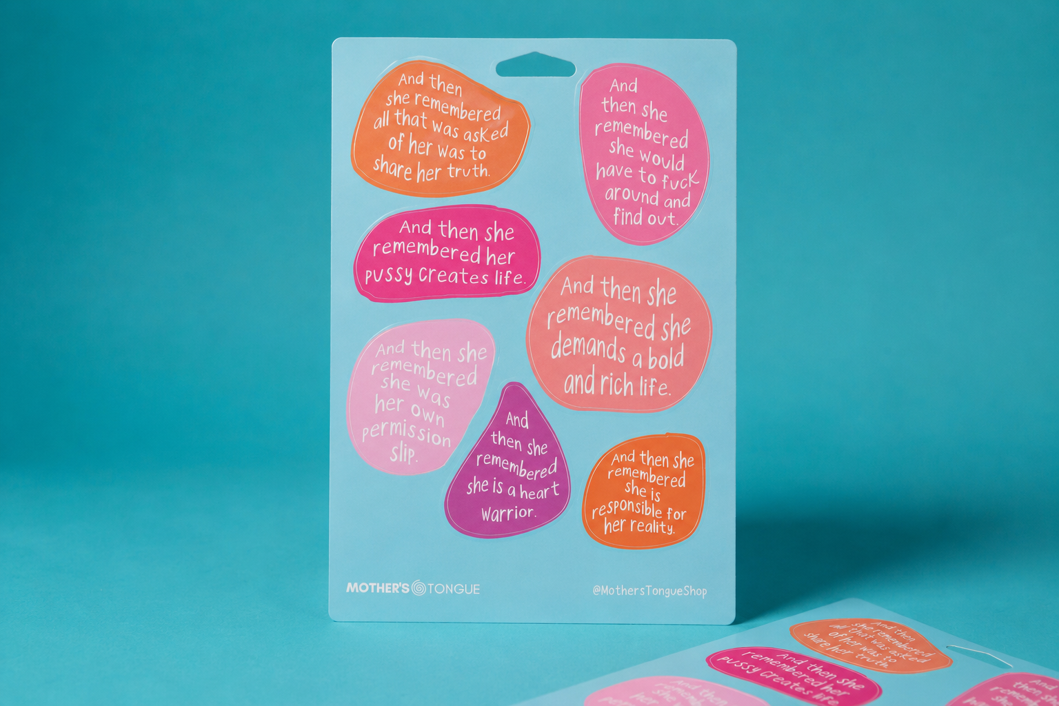 And Then She Remembered #2 Sticker Sheet