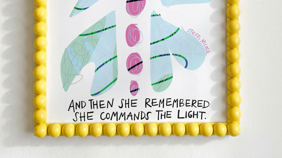 She Commands The Light | Art Print