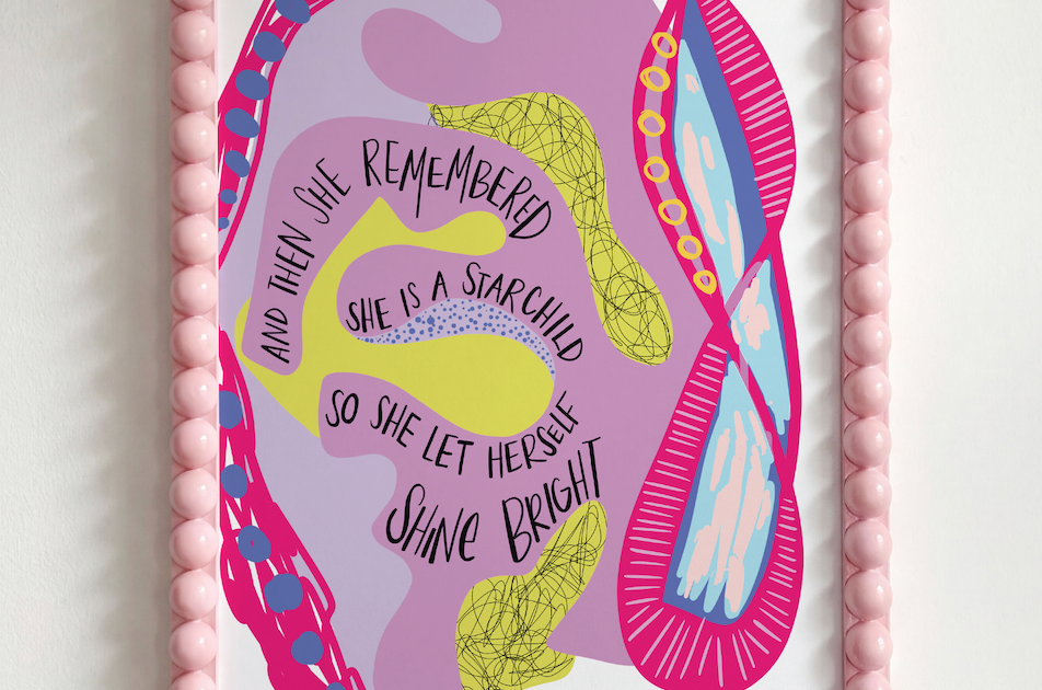 She Is a Starchild | Art Print