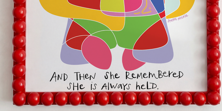 She is Always Held | Art Print